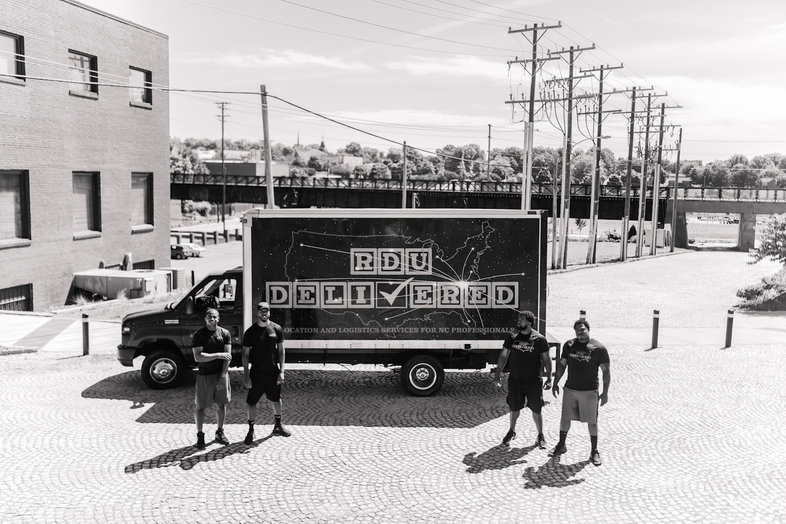 RDU Delivered crew and truck